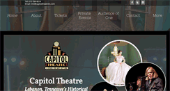 Desktop Screenshot of capitoltheatretn.com