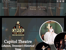 Tablet Screenshot of capitoltheatretn.com